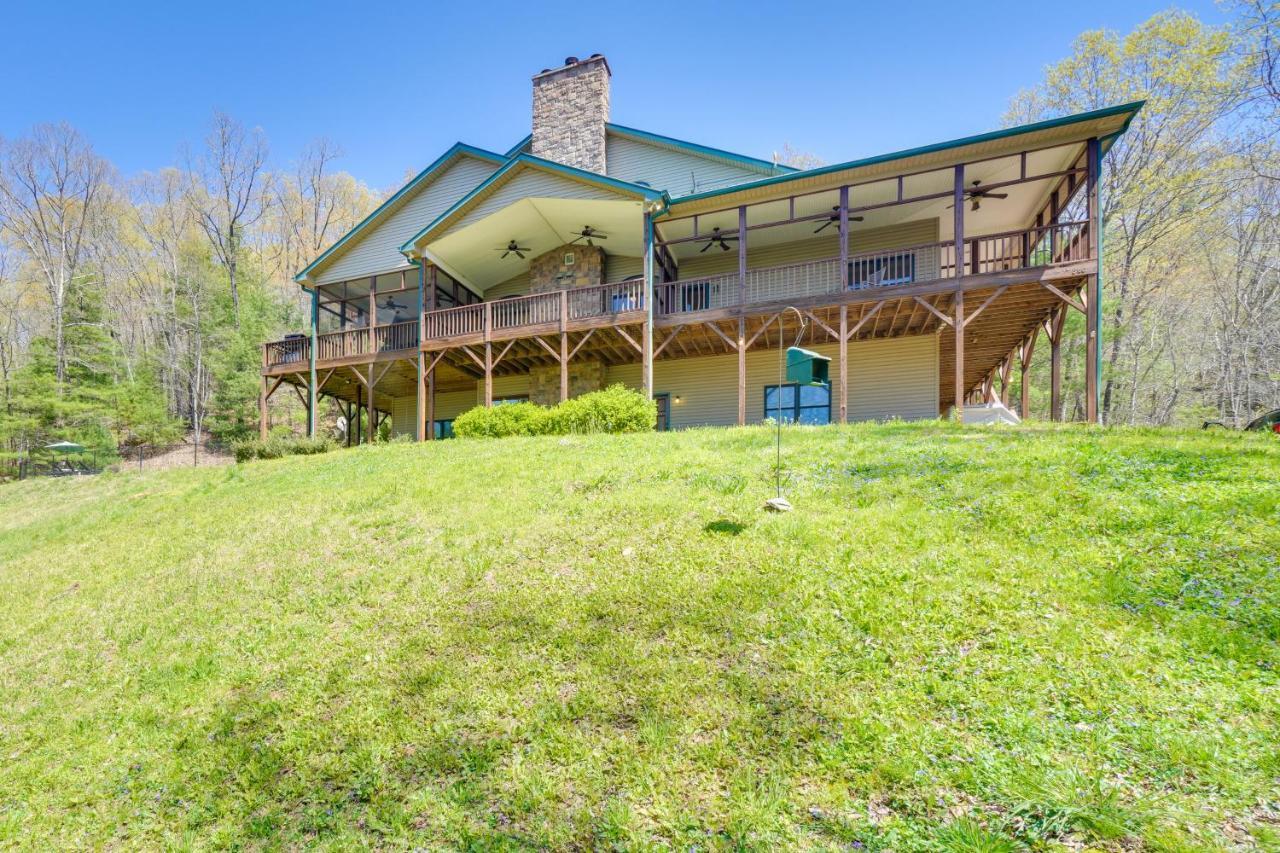 Expansive Home On 16 Acres With Smoky Mountain Views Murphy Exteriér fotografie